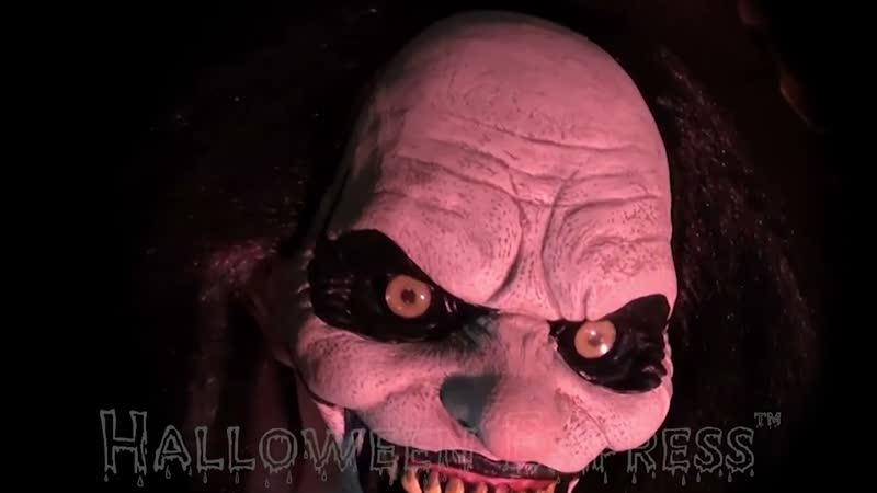 Animated Light-Up Sweet Dreams Creepy Clown & Child with Sound