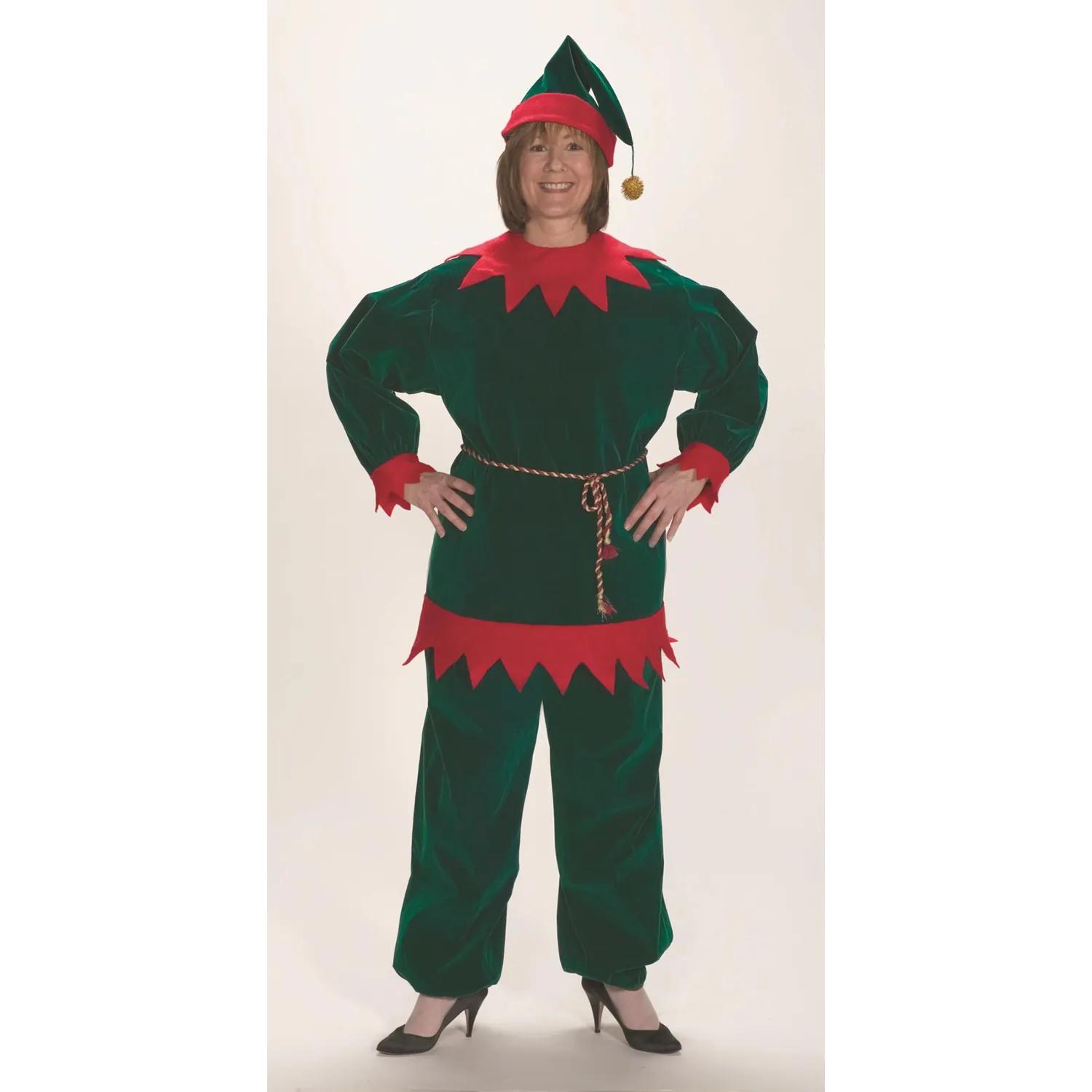 Halco Adult Santa's Helper Elf Suit Costume | eBay