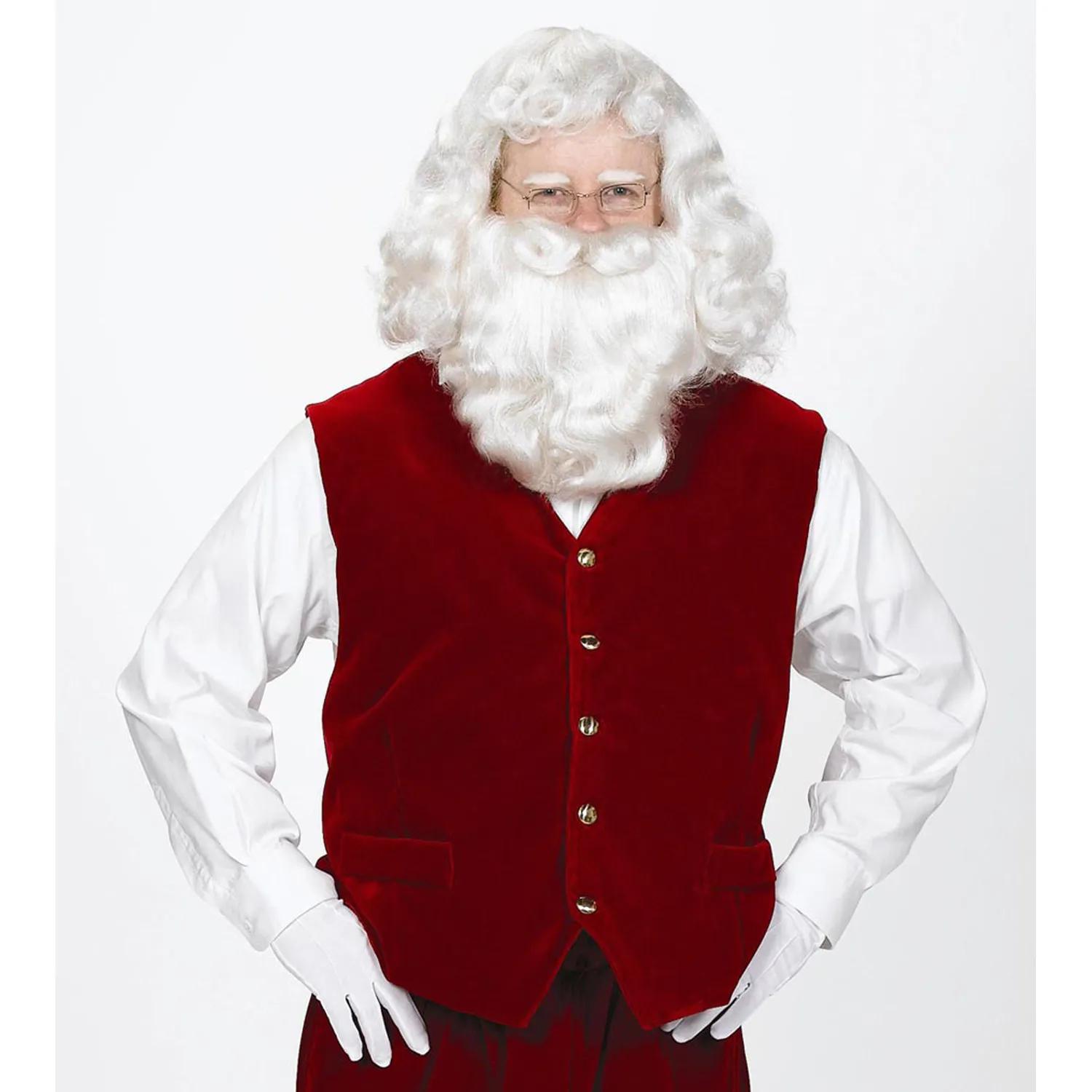 Halco Mens Santa Vest Costume Accessory - Red | eBay