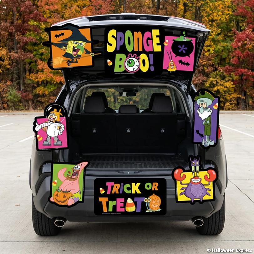 SpongeBob SquarePants&amp;#8482; Trunk-or-Treat Decorating Kit - 7 pc Image