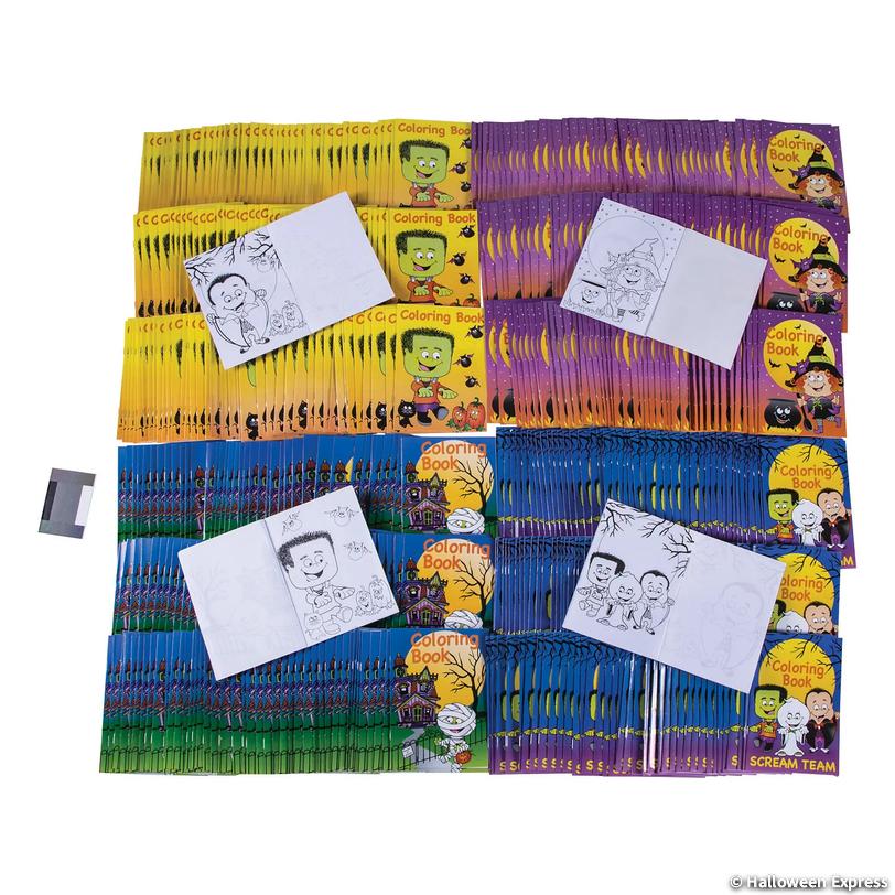 Bulk 504 Pc. Halloween Characters Coloring Books