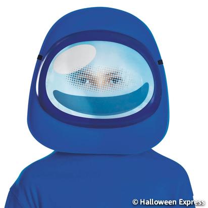 青ブルー　among us アモングアス コスプレ　ハロウィン　クリスマス Among Us™ Blue Imposter Mask - One Size | Halloween Express
