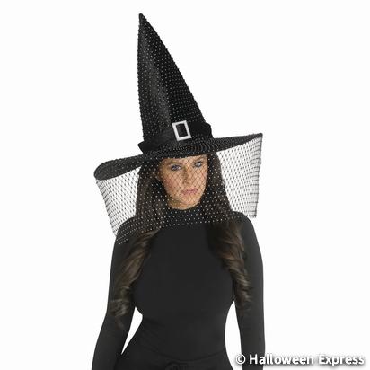 Vintage Black Witch Hat for Women Halloween Costume Accessory Amazon.com: Beistle Satin-Soft Black Witch Hat – Pointed  main image 3