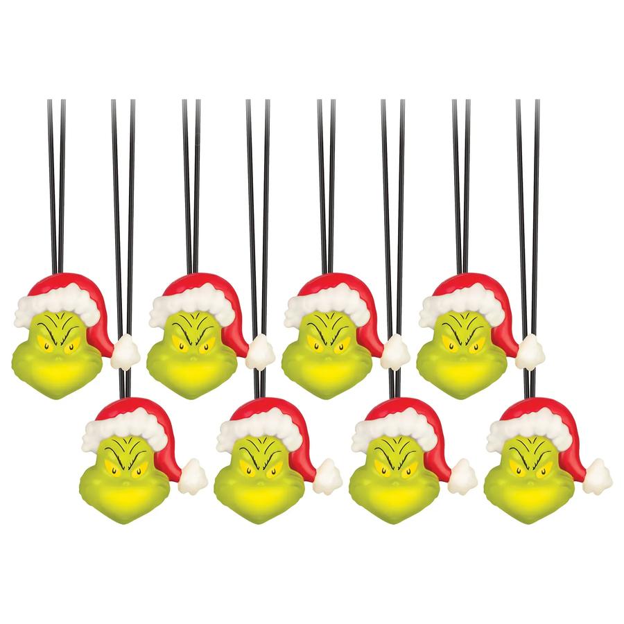 Grinch EmoteGlow Musical 8-Bulb Christmas Light String Decoration