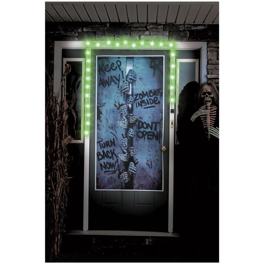 Creepy Zombie Door Decoration Kit | Halloween Express